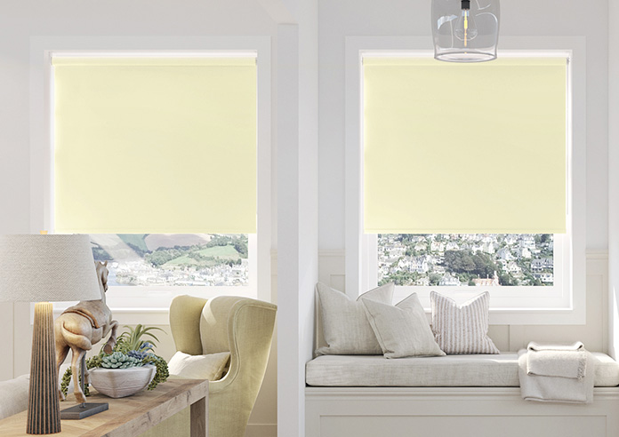 Trinity (Blackout), Alabaster - Twist&Fit Roller Blind - Image 3